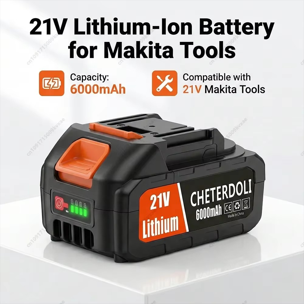 for Makita 21V 6.0Ah Smart Bat - Makita Drill Hp1640 recension och pris