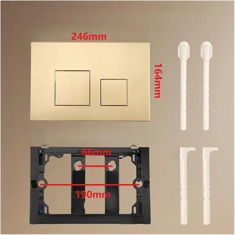 Wall Mount Actuator Flush Push - Toilet Fill Valve recension och pris