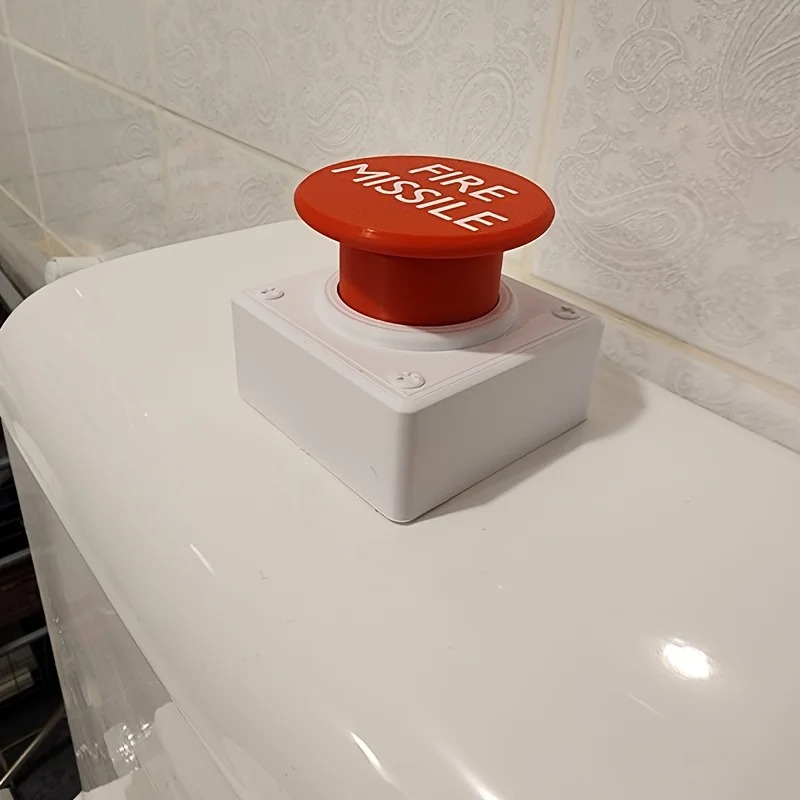 1PC Toilet Flush Button Cover, - Toilet Fill Valve recension och pris