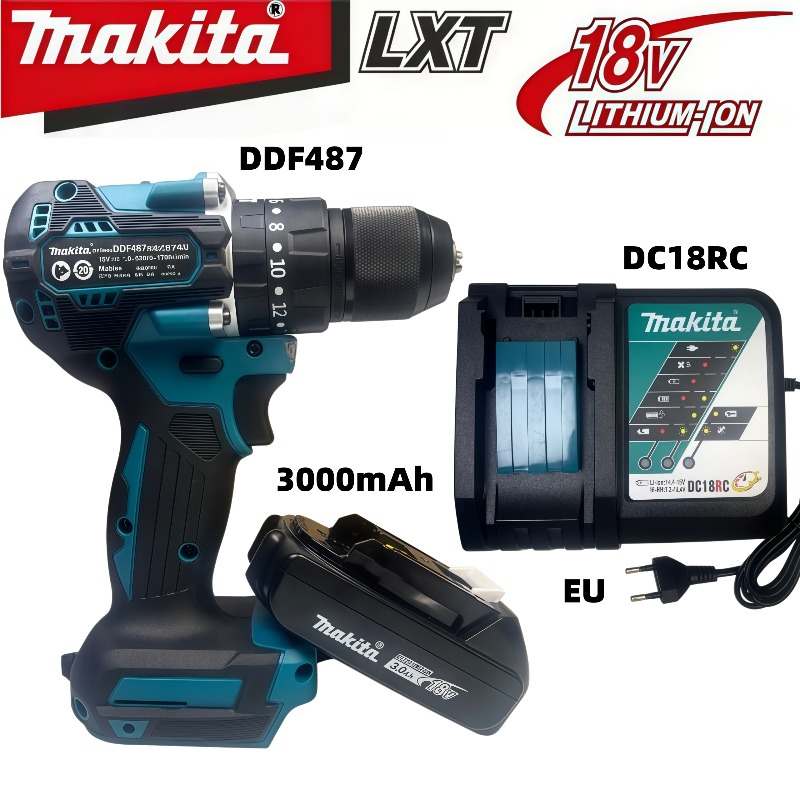 Makita DDF487 10mm Brushless 1 - Makita Drill Ddf484 recension och pris